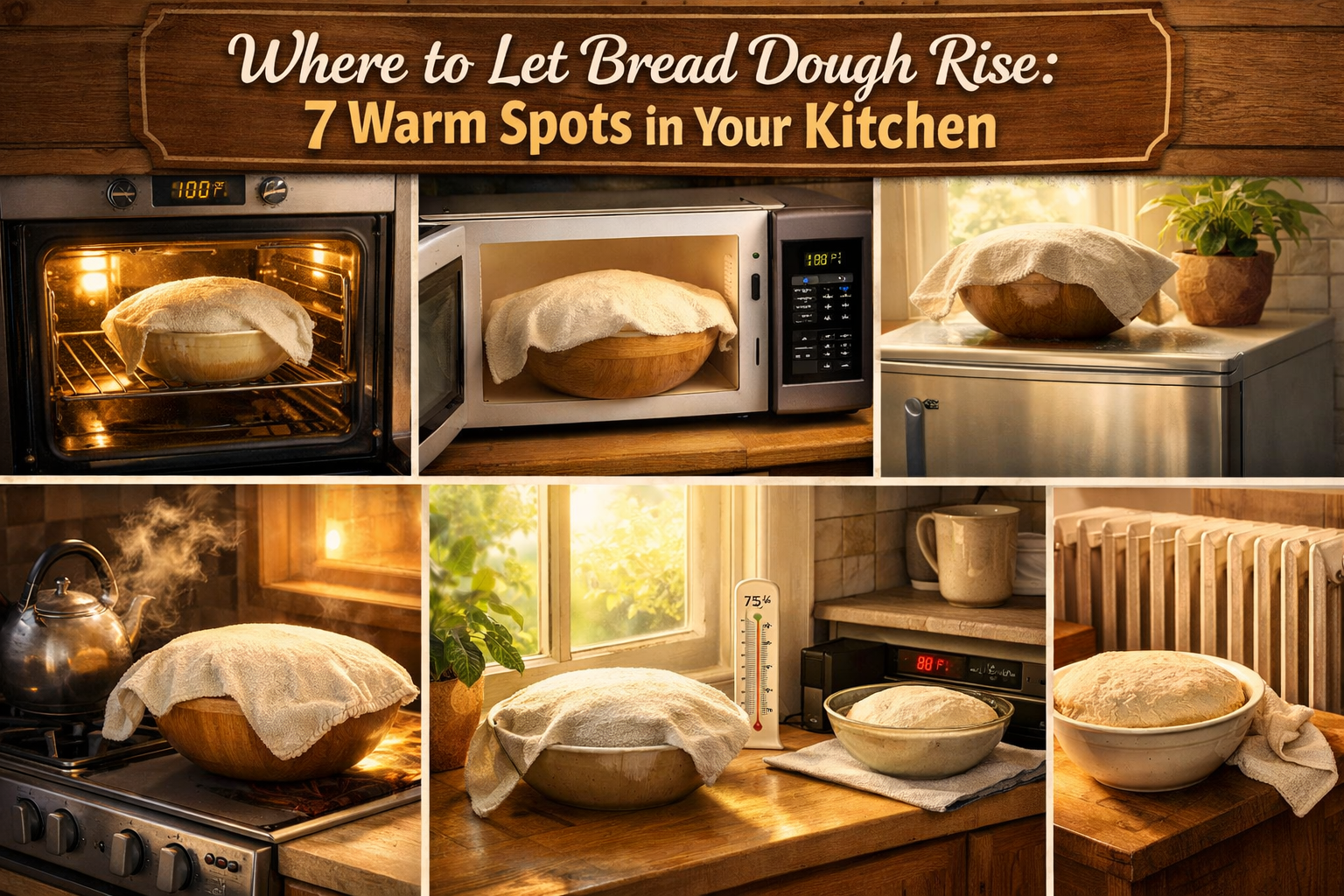 Where to Let Bread Dough Rise: 7 Warm Spots in Your Kitchen
